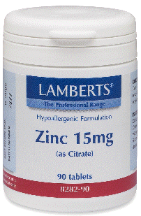 Suplemento de Zinc de Lamberts Suplemento de Zinc de Lamberts